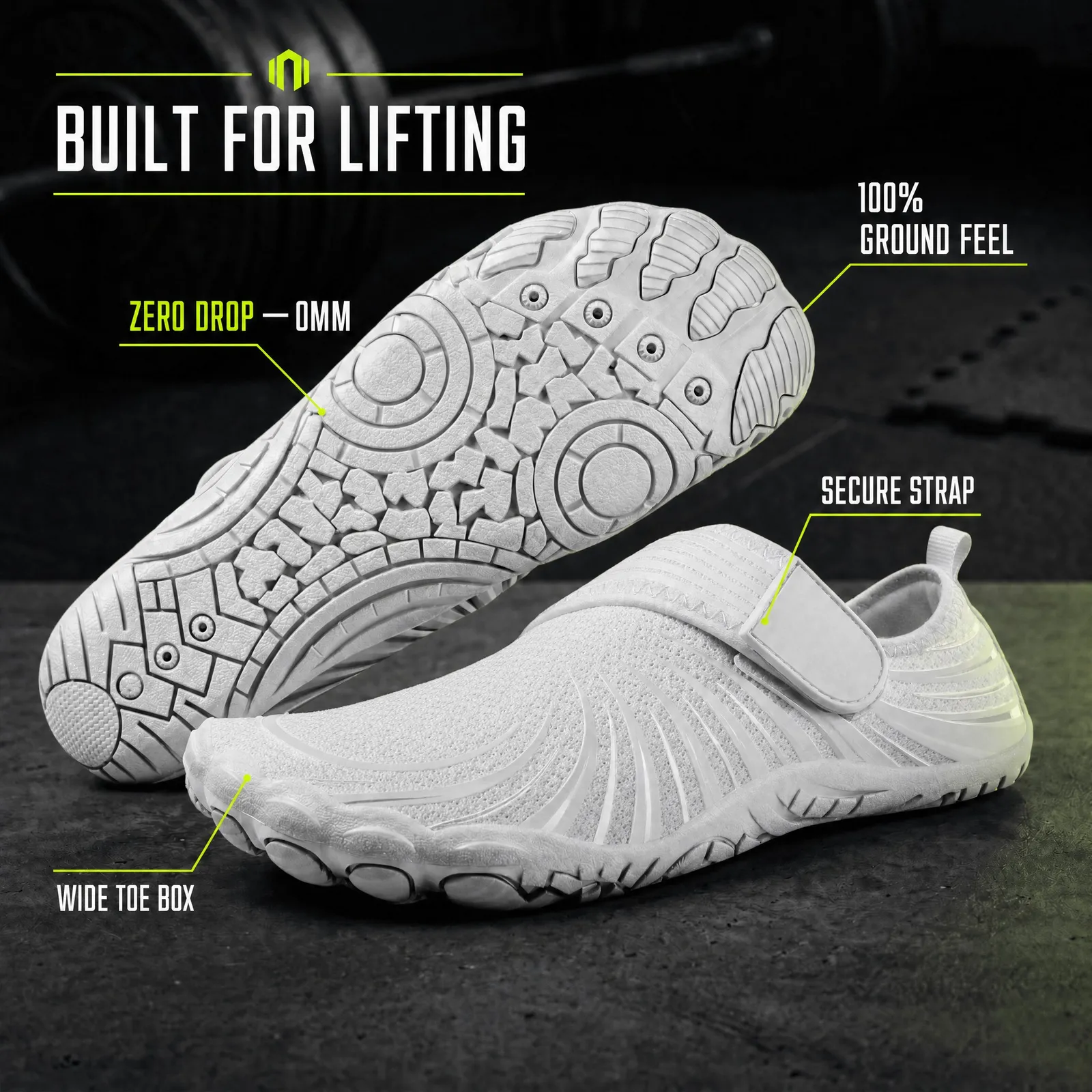 KRAFTBARE FORGE Chalk, an affordable first lifting shoe for beginners